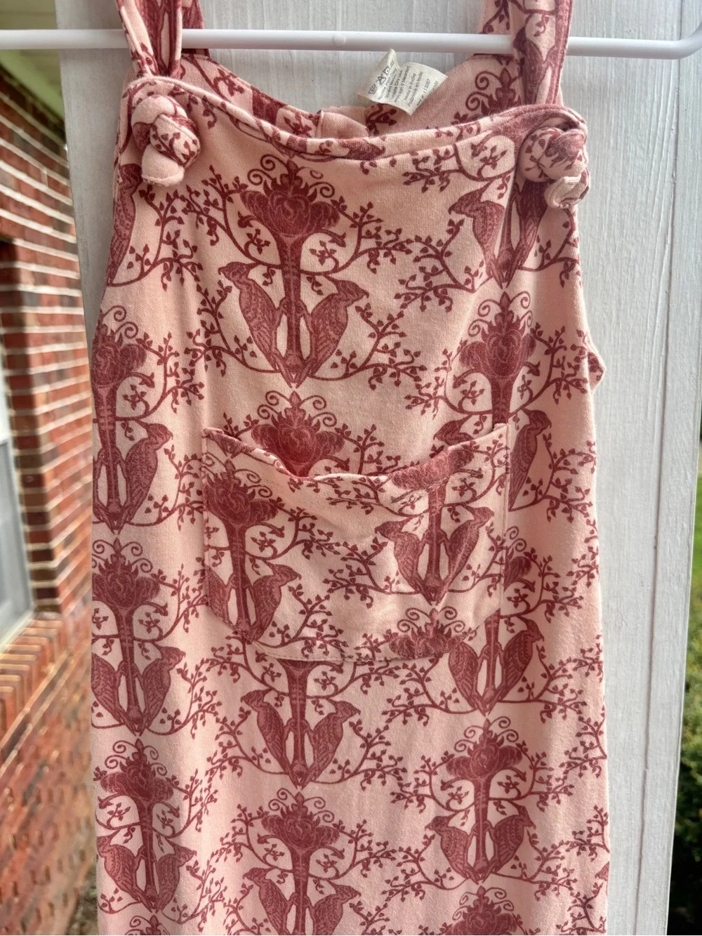 kate quinn 18-24m organic cotton floral romper pink rose botanical cottagecore